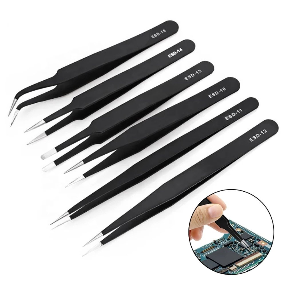 Body Jewelry Tool - Pinzas ESD de precisión antiestáticas de