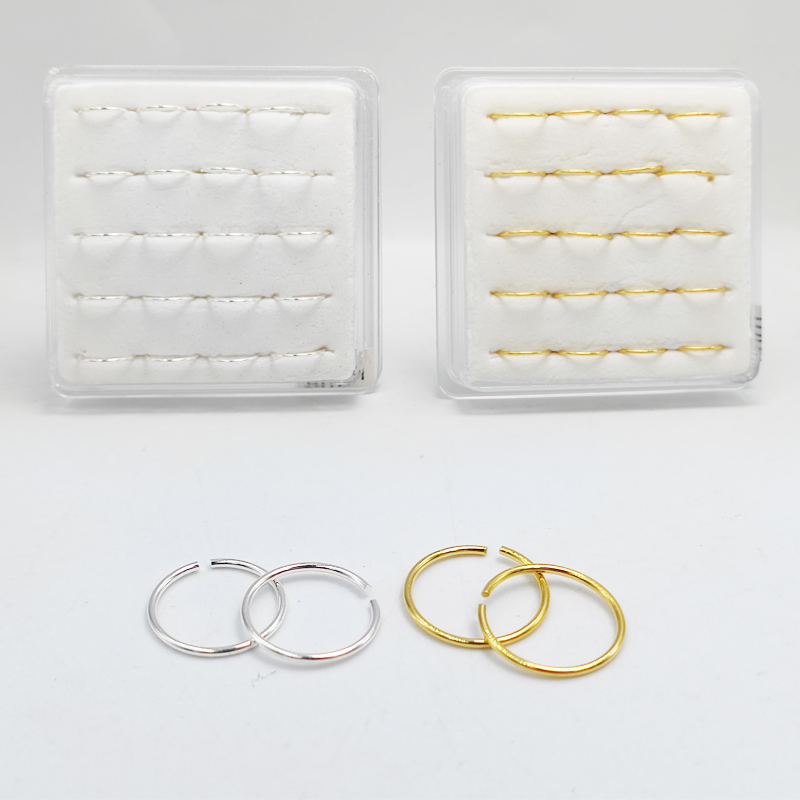 Body Jewelry Ear Piercing - Anillo de plata de ley 925