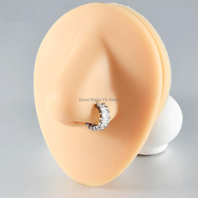 Body Jewelry For Sensitive Skin - Anillo para tabique nasal, Clickers, cartílago