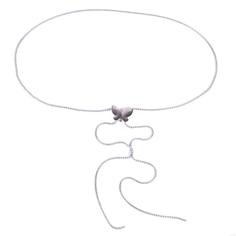 Body Jewelry For Sensitive Skin - Accesorio ergonómico cintura mariposa con cadena