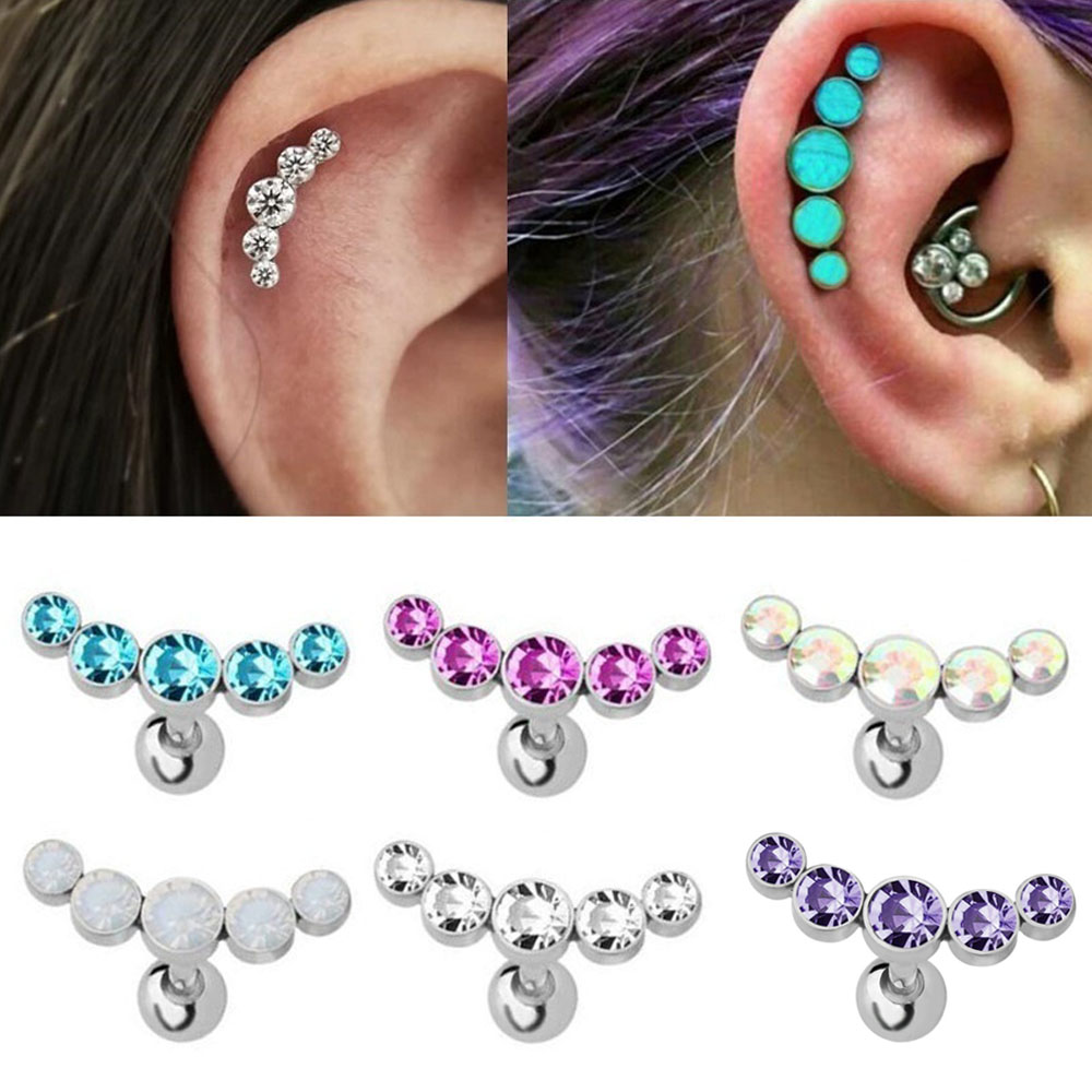 Body Jewelry Ear Piercing - 1 Pieza de Pendientes de Barra