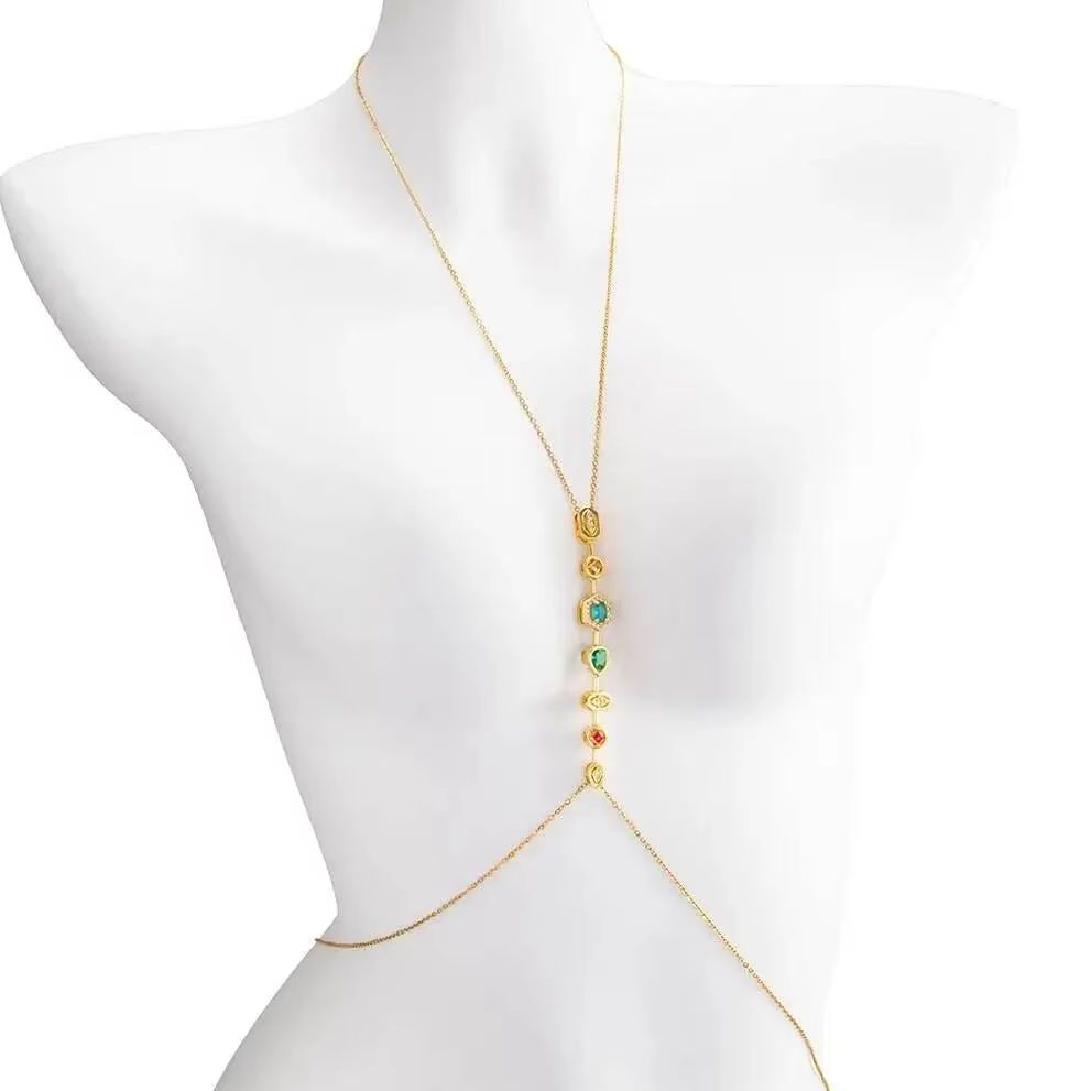 Body Jewelry Usa - Cadena de Cintura y Pecho de