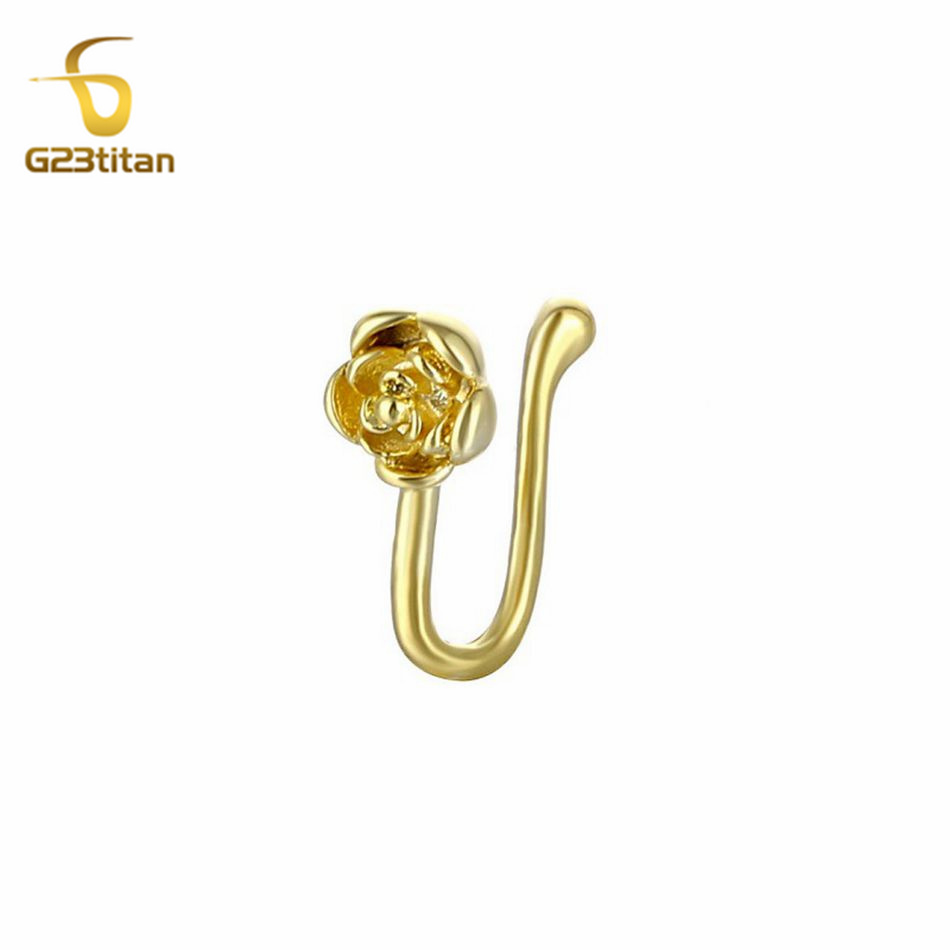 Body Jewelry Ear Piercing - 1 ud. Clip de nariz de