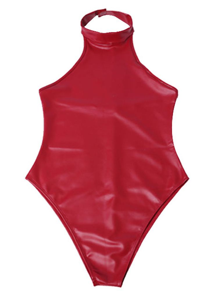 Body Jewelry Waterproof - Catsuit de cuero sintético de látex,