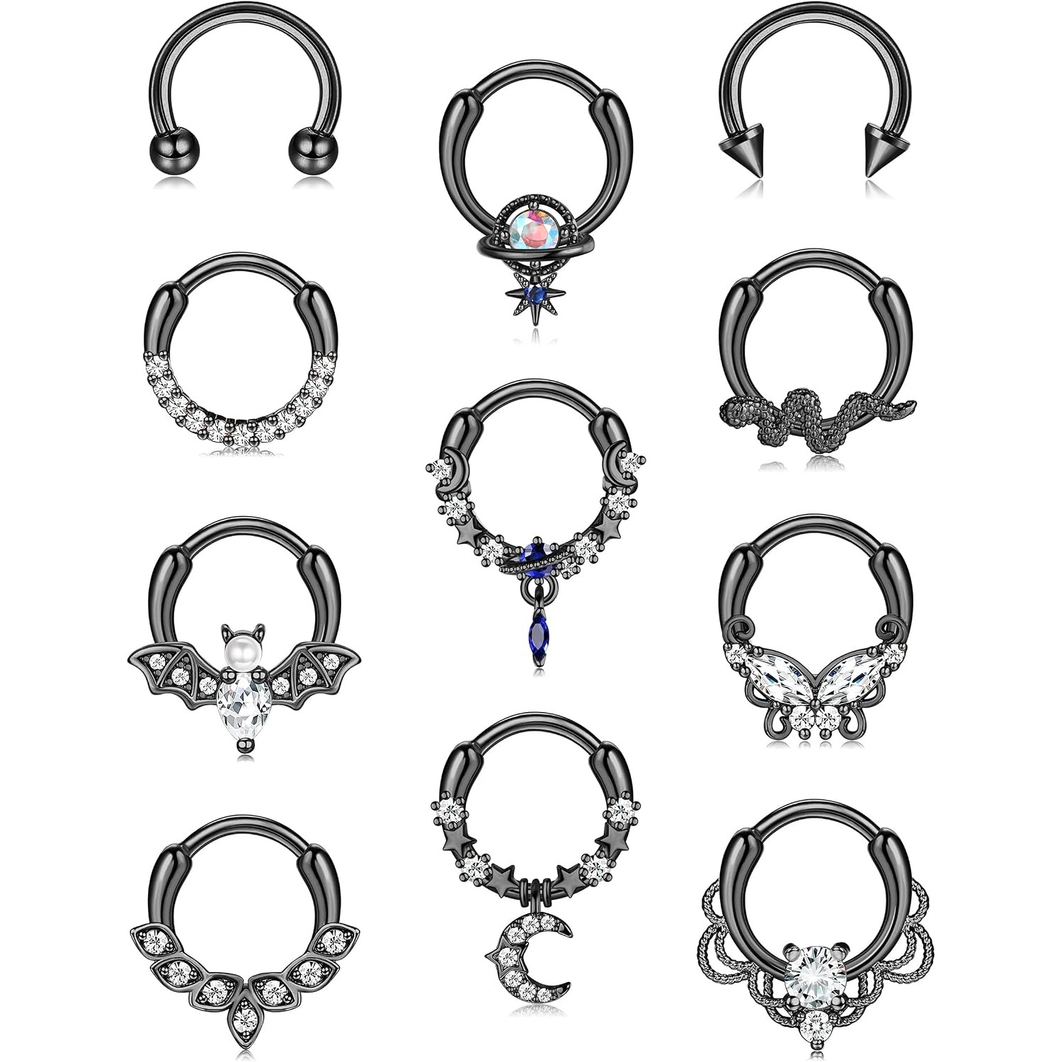 Anillos de Septum FASACCO, Joy - Body Jewelry For Sensitive Skin reseña y precio