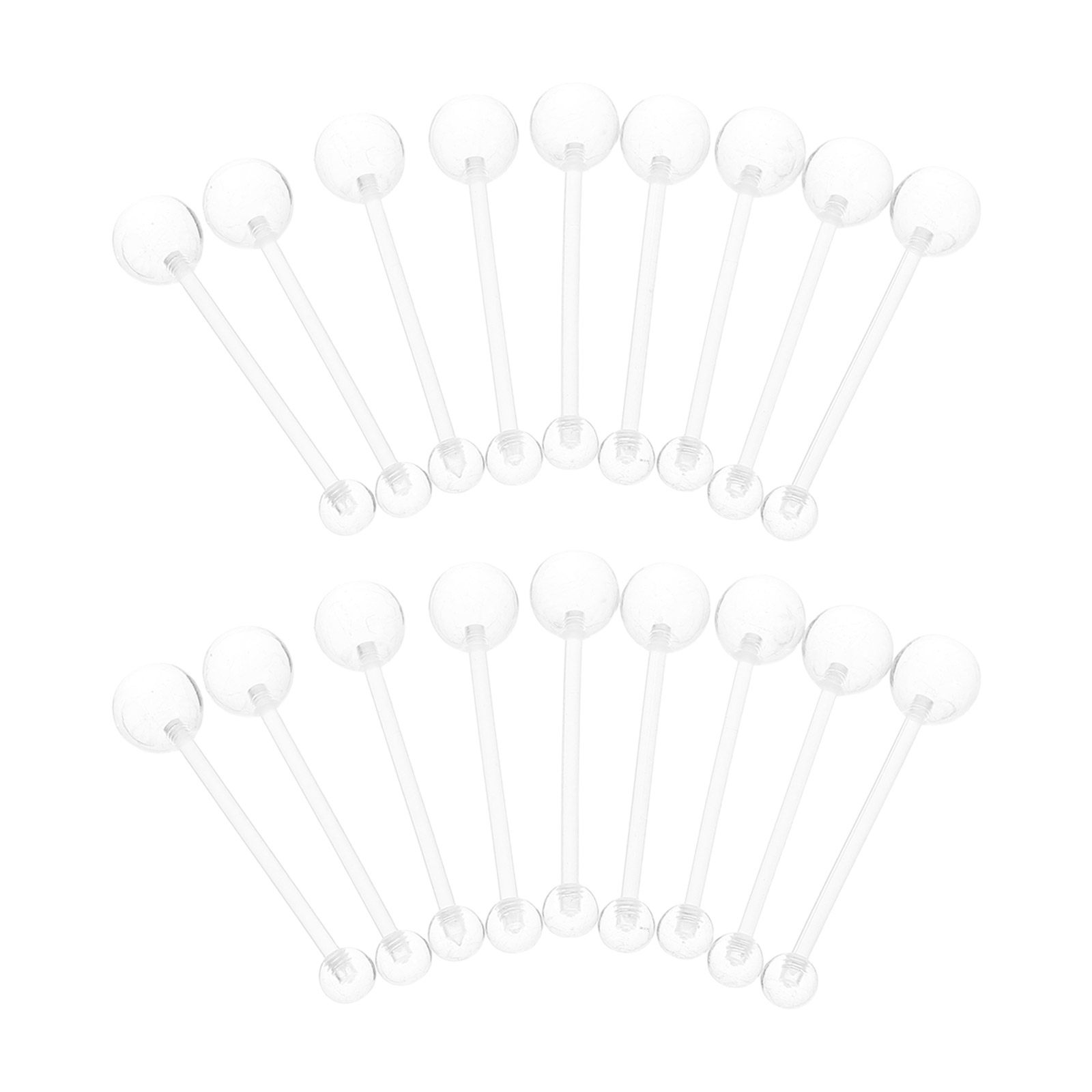 16 Piezas de Anillos Invisible - Body Jewelry For Sensitive Skin reseña y precio