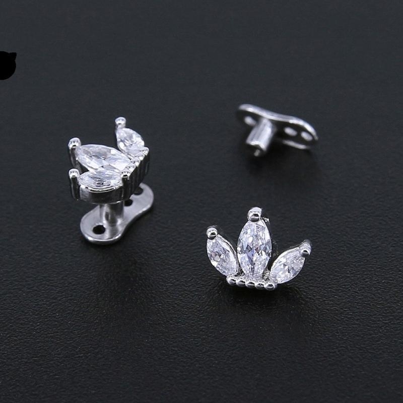 Anclas dérmicas acero inoxidab - Body Jewelry For Sensitive Skin reseña y precio