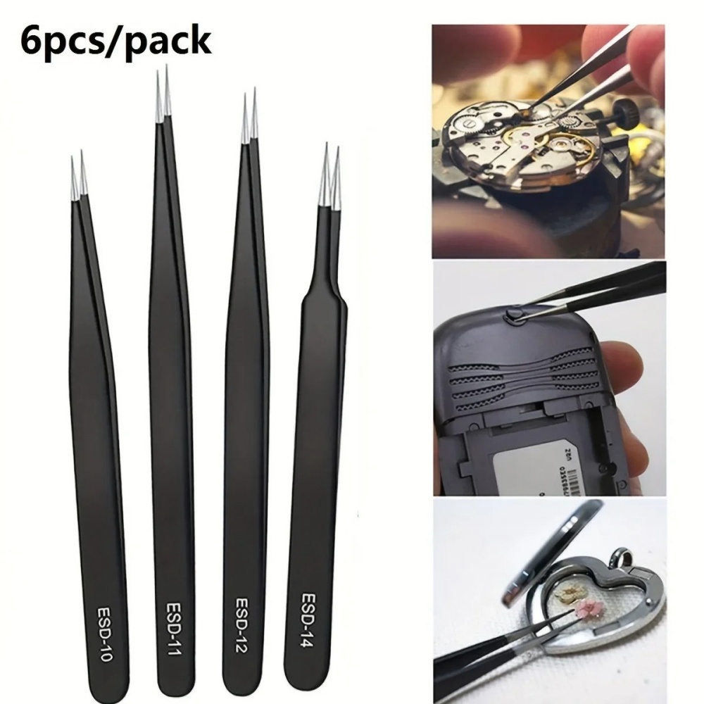 Pinzas ESD de precisión anties - Body Jewelry Tool reseña y precio