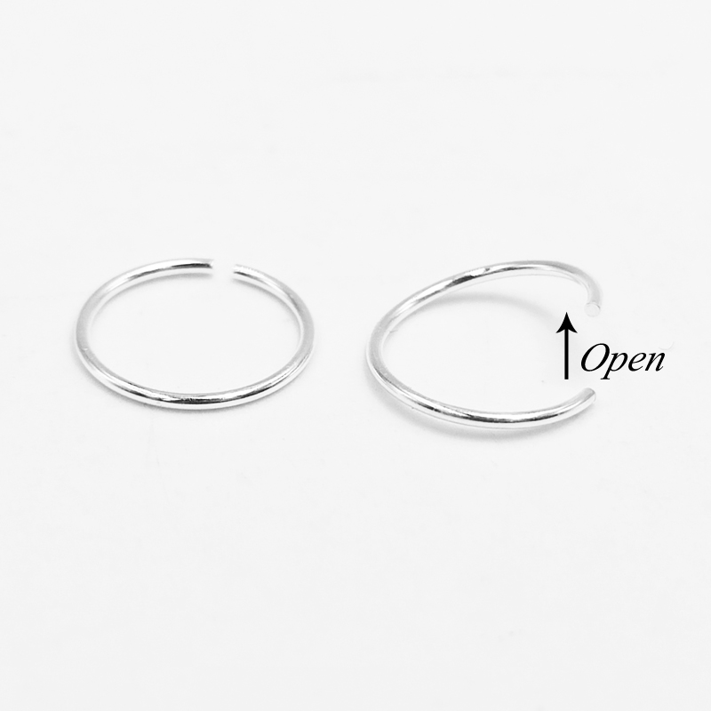 Anillo de plata de ley 925 par - Body Jewelry Ear Piercing reseña y precio