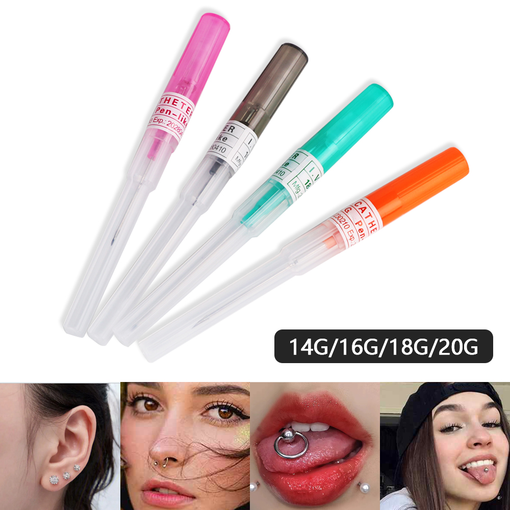 Agujas de Perforación Desechab - Body Jewelry Ear Piercing reseña y precio