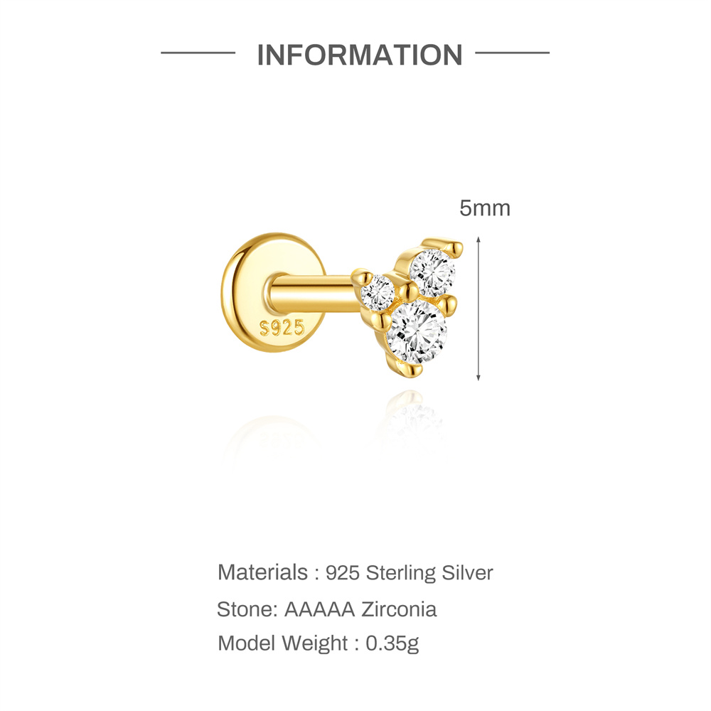 Aide-pendientes de plata de le - Body Jewelry Ear Piercing reseña y precio