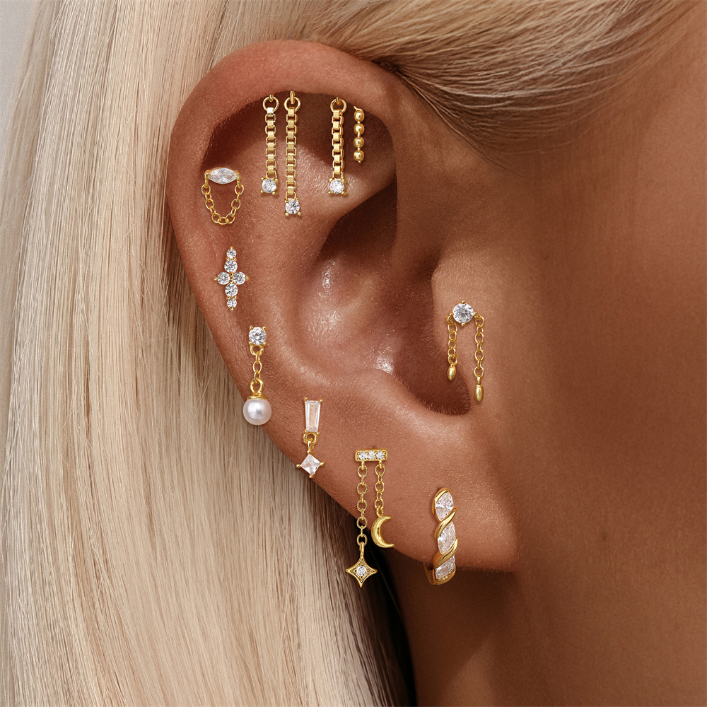 Aide-pendientes de plata de le - Body Jewelry Ear Piercing reseña y precio
