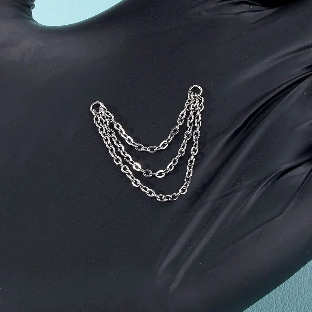 Cadena de titanio de moda para - Body Jewelry Titanium reseña y precio
