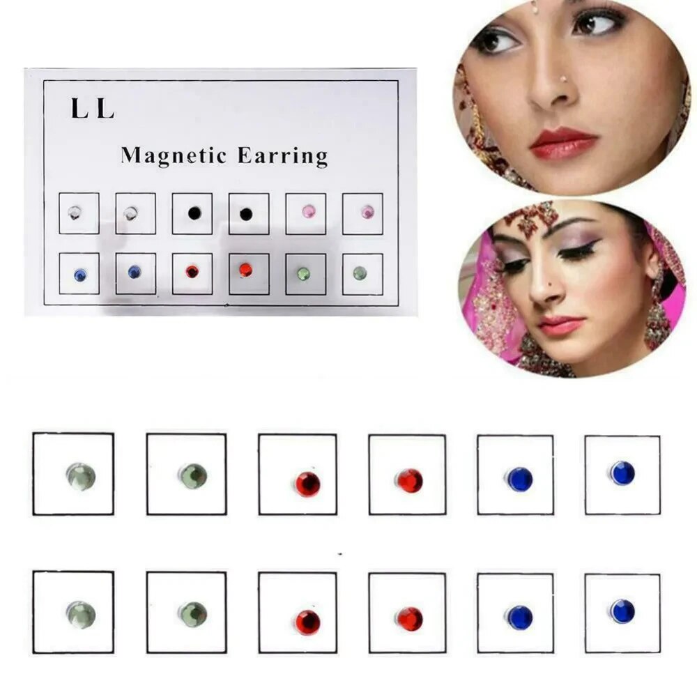 12 uds/tarjeta tramposo falso  - Body Jewelry Ear Piercing reseña y precio