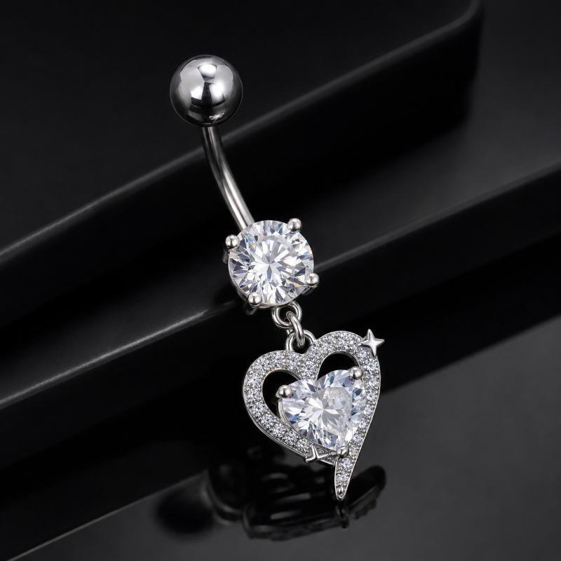 Piercing de Ombligo Colgante d - Body Jewelry For Sensitive Skin reseña y precio