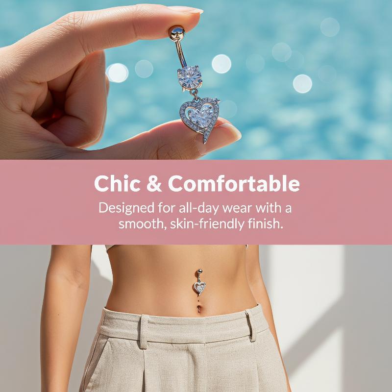 Piercing de Ombligo Colgante d - Body Jewelry For Sensitive Skin reseña y precio