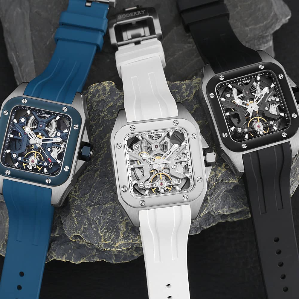 BODERRY-relojes de esqueleto p - Body Jewelry Titanium reseña y precio