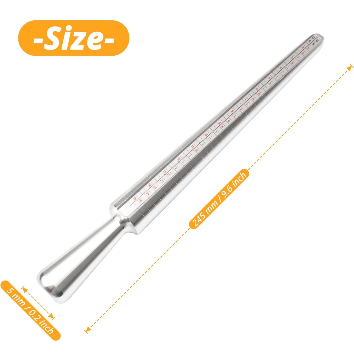 Mandril Medidor de Anillos de  - Body Jewelry Tool reseña y precio
