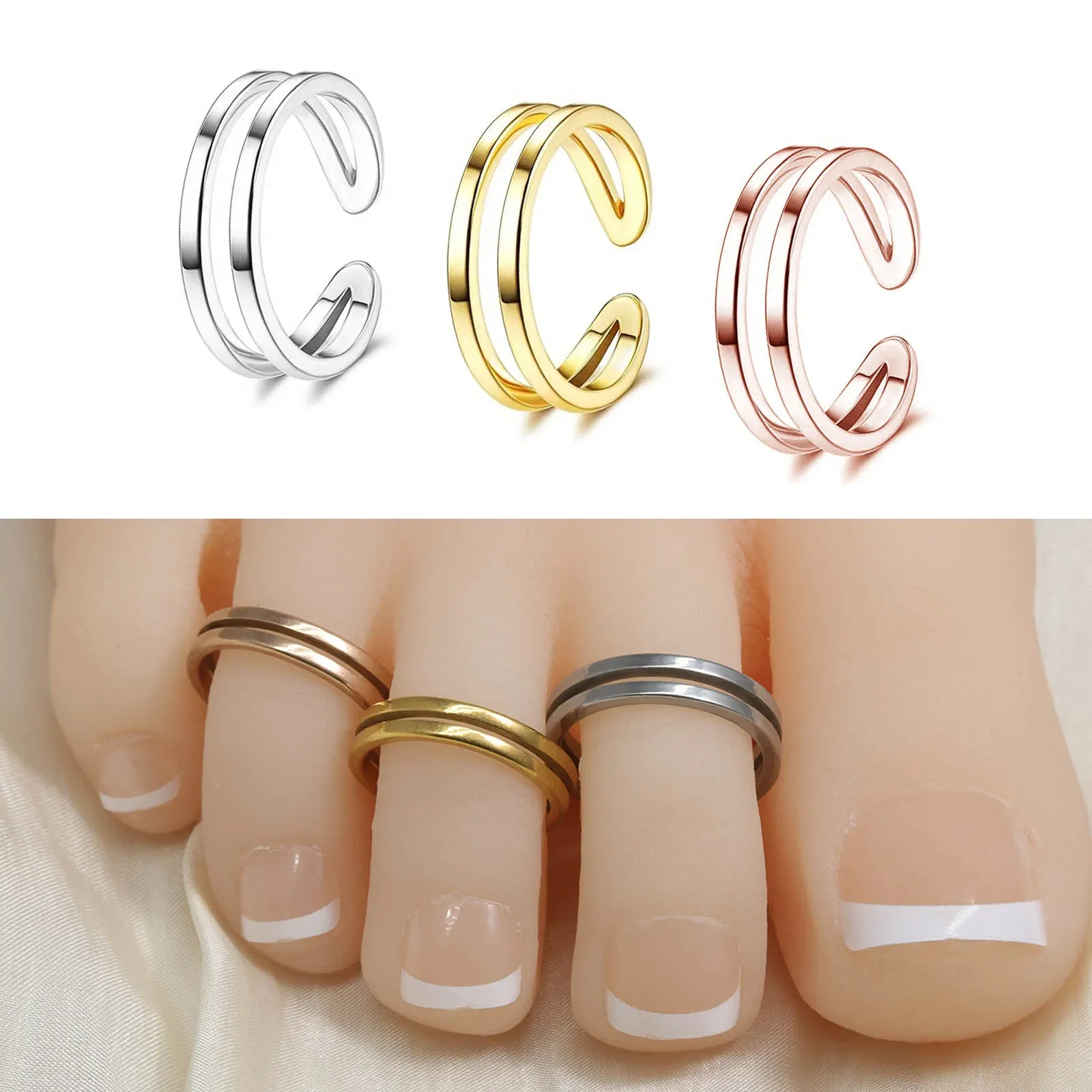 Anillo para el dedo del pie de - Body Jewelry Waterproof reseña y precio
