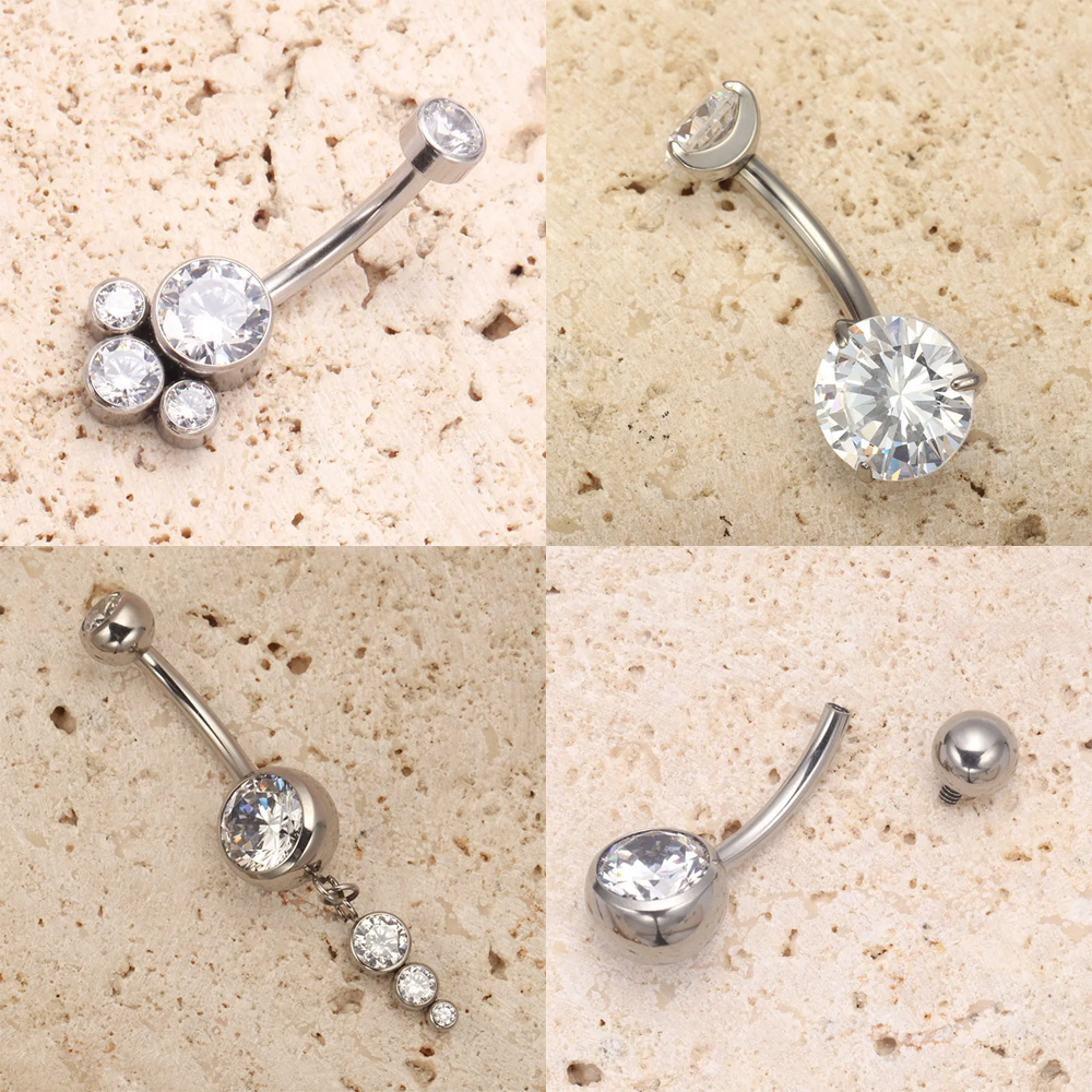 Piercing para Ombligo de Titan - Body Jewelry For Sensitive Skin reseña y precio