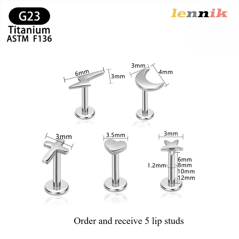 LENNIK F136 aleación de titani - Body Jewelry Titanium reseña y precio