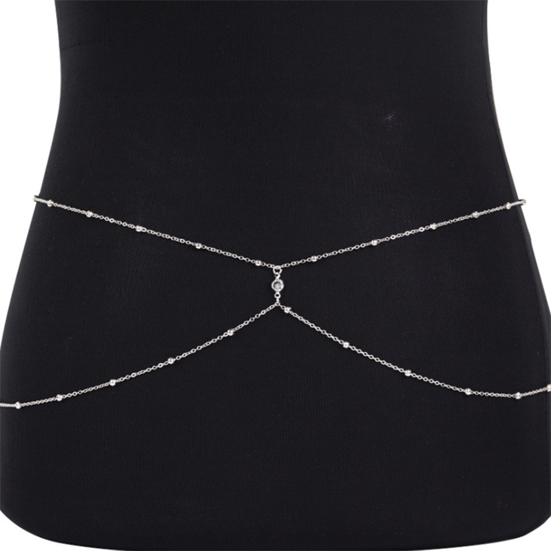 Cadenas de vientre con cuentas - Body Jewelry By The Chain Gang reseña y precio