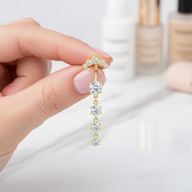 5 Piezas de Anillos de Ombligo - Body Jewelry For Sensitive Skin reseña y precio