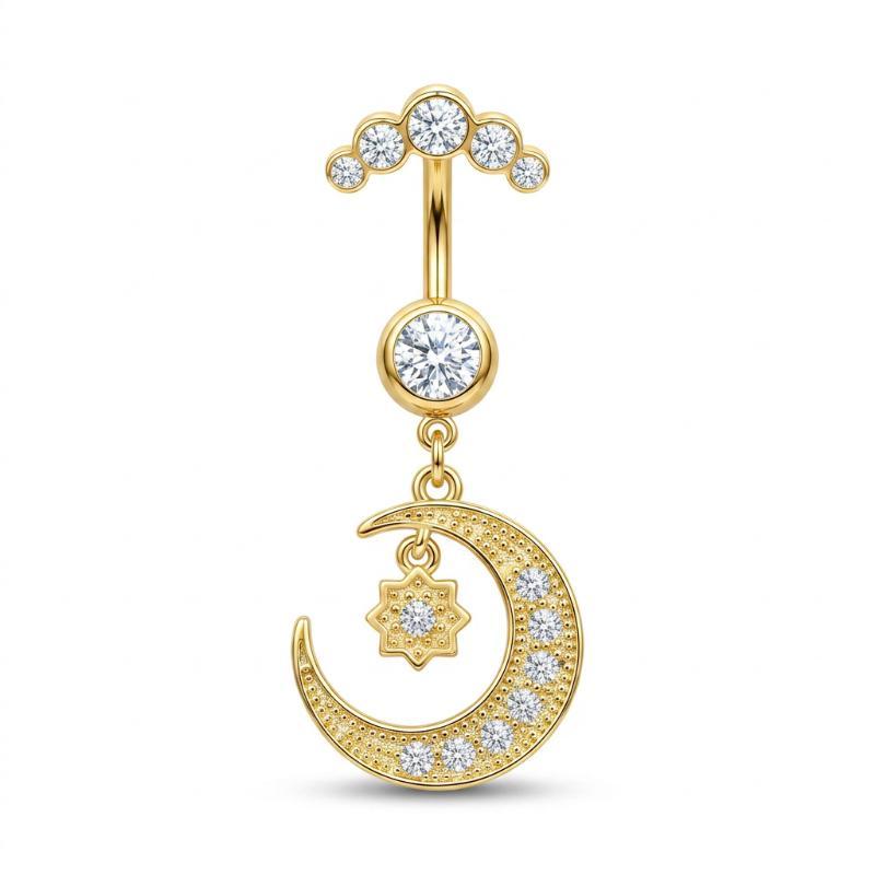 5 Piezas de Anillos de Ombligo - Body Jewelry For Sensitive Skin reseña y precio