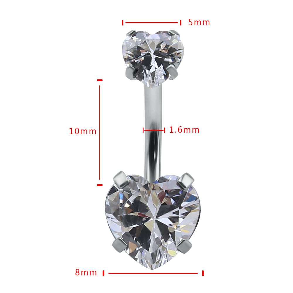 Anillos de ombligo de cristal  - Body Jewelry Hot reseña y precio