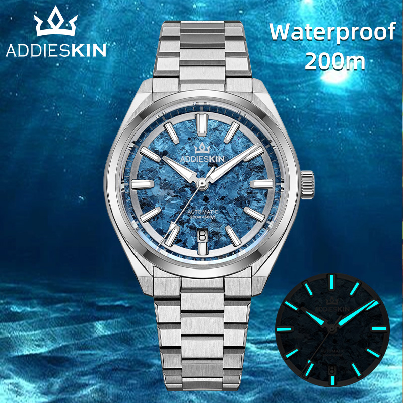 Reloj de lujo ADDIESDIVE con e - Body Jewelry Titanium reseña y precio