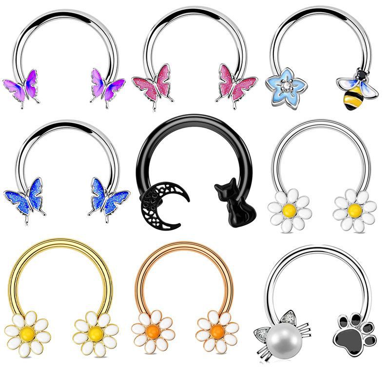 Pendientes de Aro de Acero Qui - Body Jewelry Ear Piercing reseña y precio