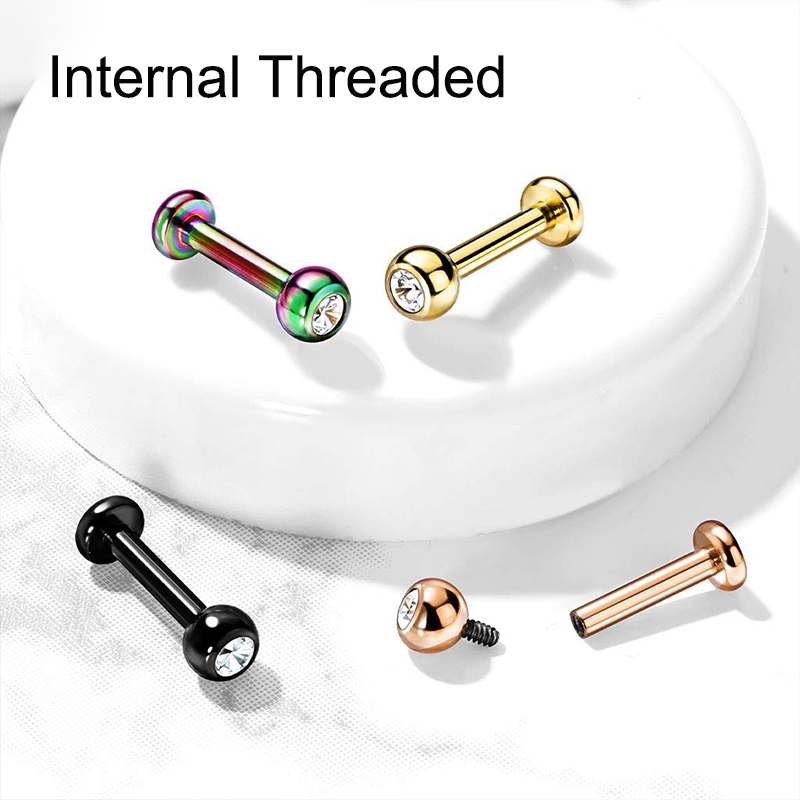 Pendiente de acero quirúrgico  - Body Jewelry Ear Piercing reseña y precio