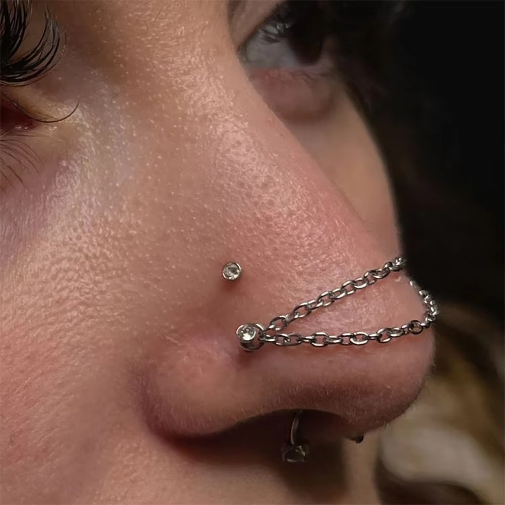 Cadena de titanio de moda para - Body Jewelry Ear Piercing reseña y precio