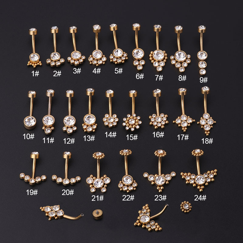 Anillos de Ombligo de Zirconia - Body Jewelry Titanium reseña y precio
