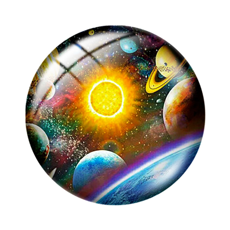 Space Planet-pulsera cabujón d - Body Jewelry Top reseña y precio