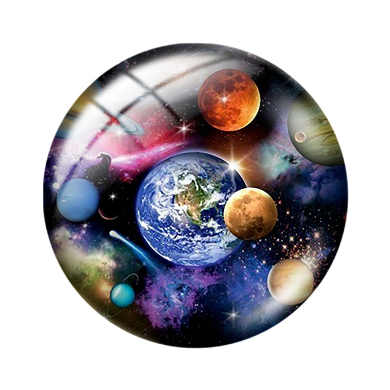 Space Planet-pulsera cabujón d - Body Jewelry Top reseña y precio