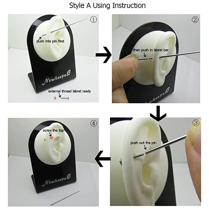 Barra de pasador de inserción  - Body Jewelry Tool reseña y precio